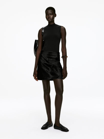 Leather Mini Skirt
