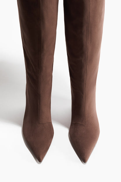 Wedge-heeled over-the-knee boots