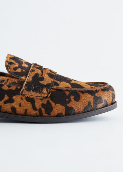 Cow-Print Loafers