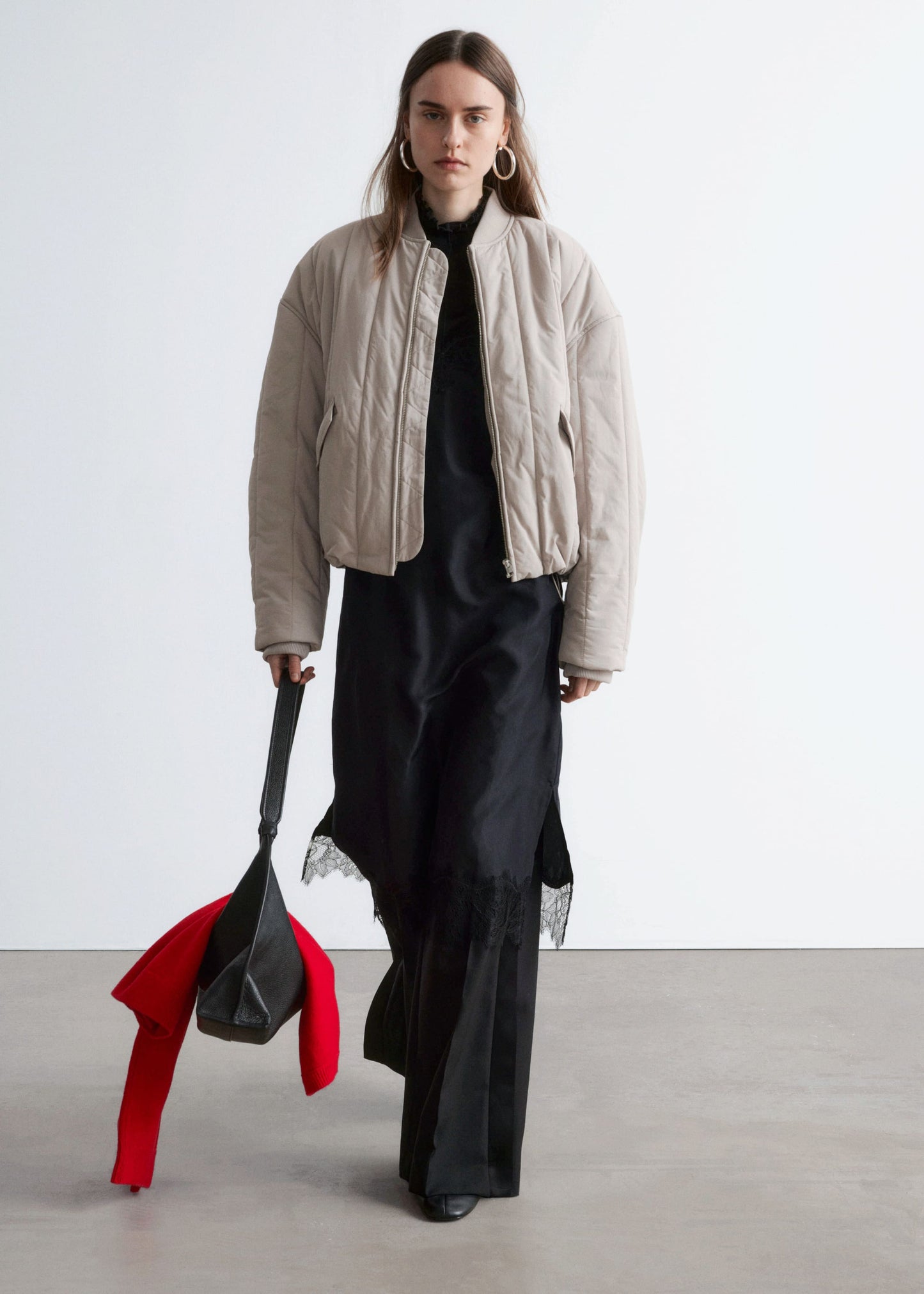 Oversized Bomber Jacket