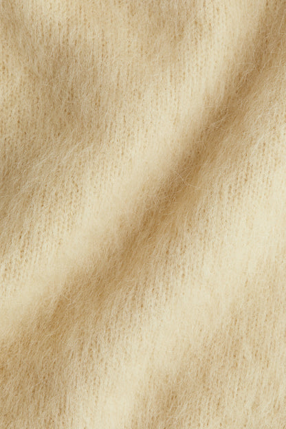 Knitted mohair-blend T-shirt