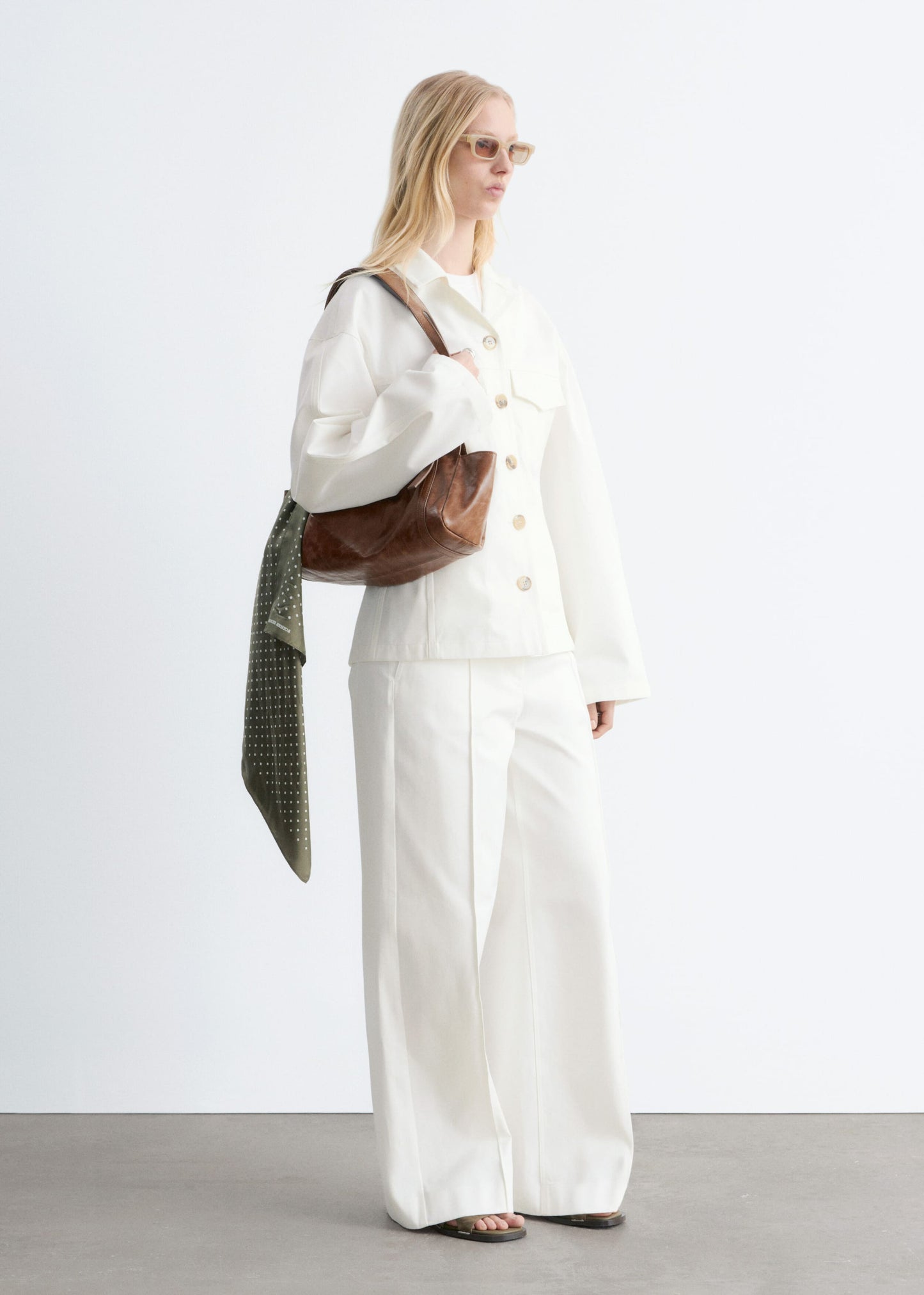 Cotton Twill Tailored Jacket