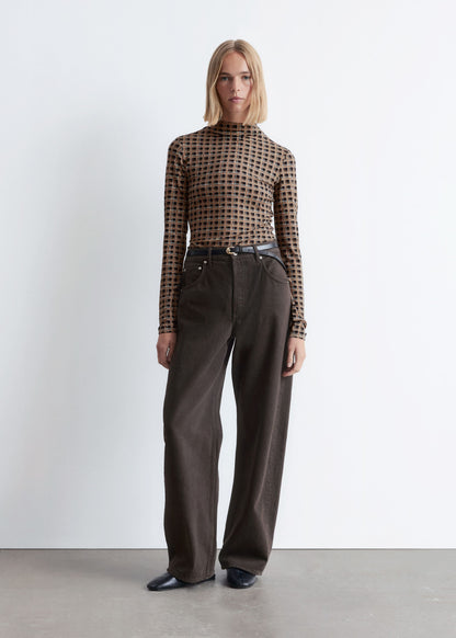 Mock-Neck Top