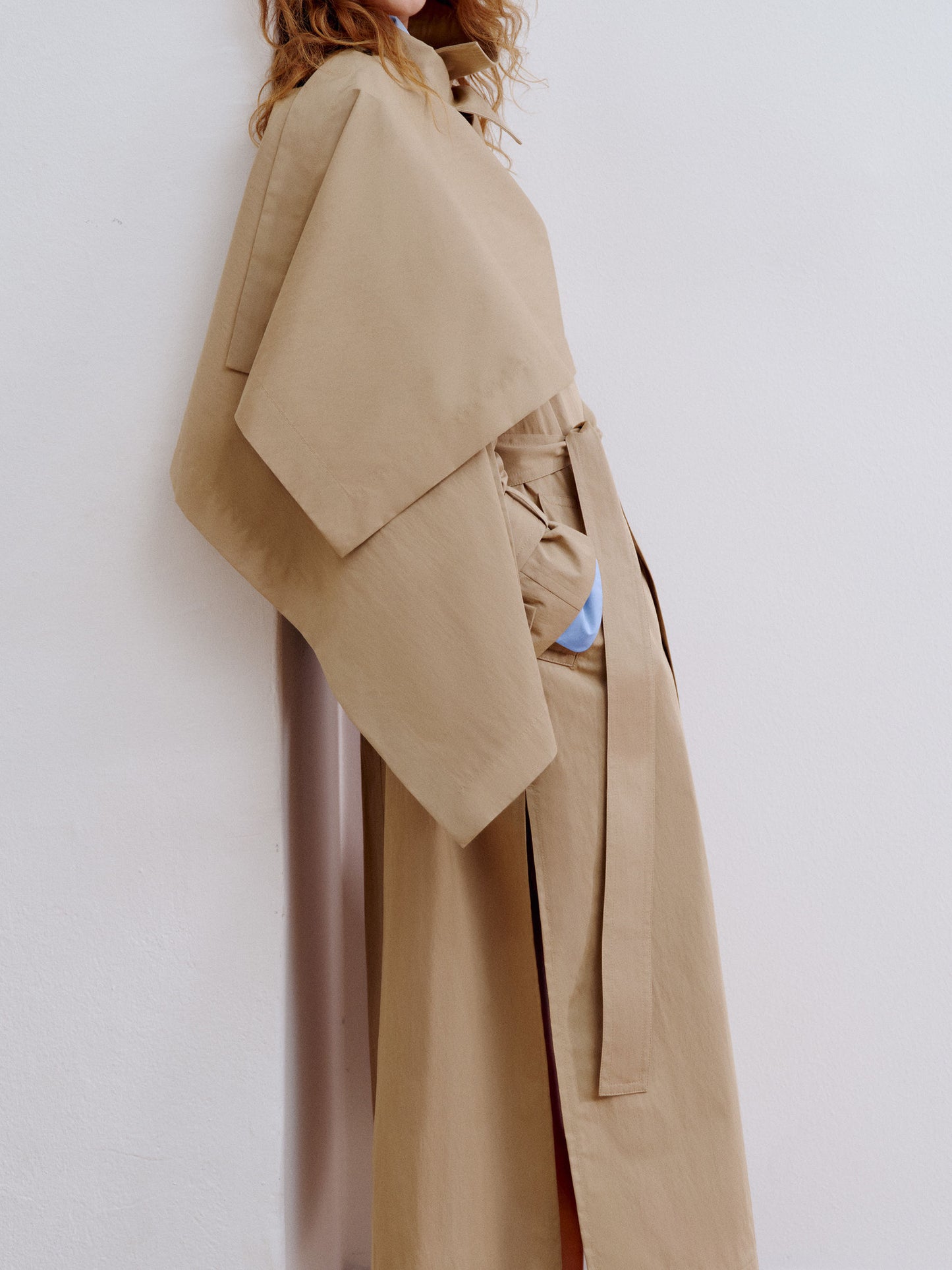 Scarf Trench Coat