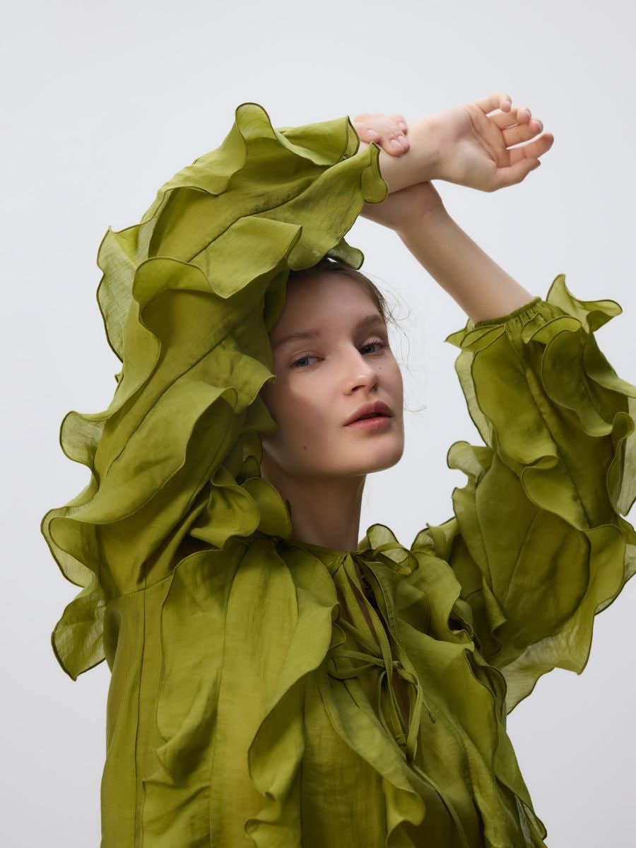 Ruffle blouse