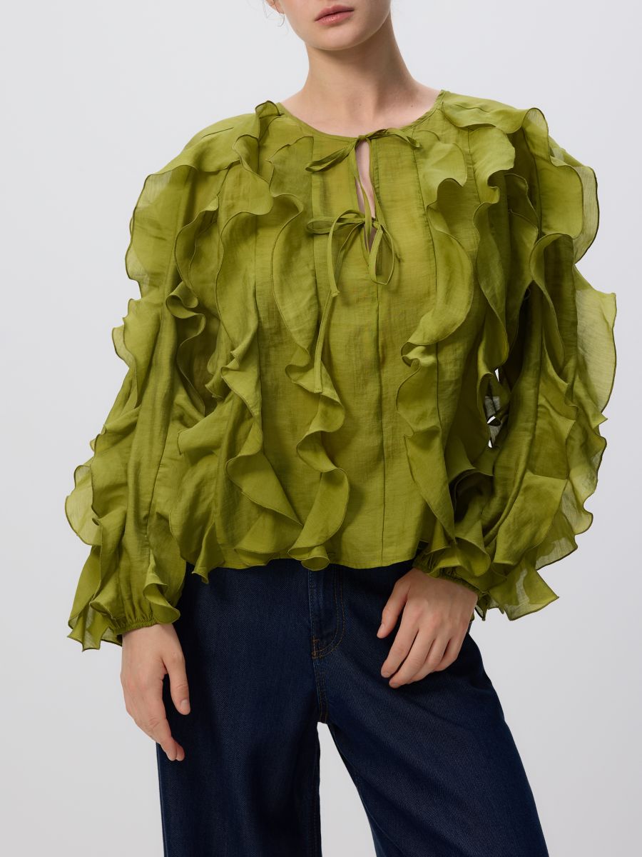 Ruffle blouse