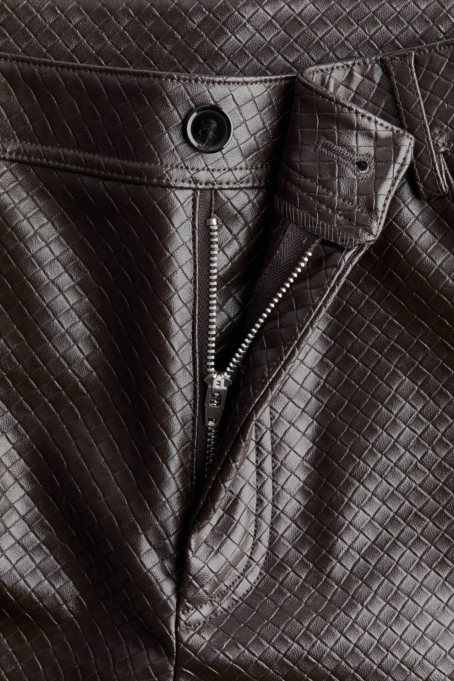Coated trousers