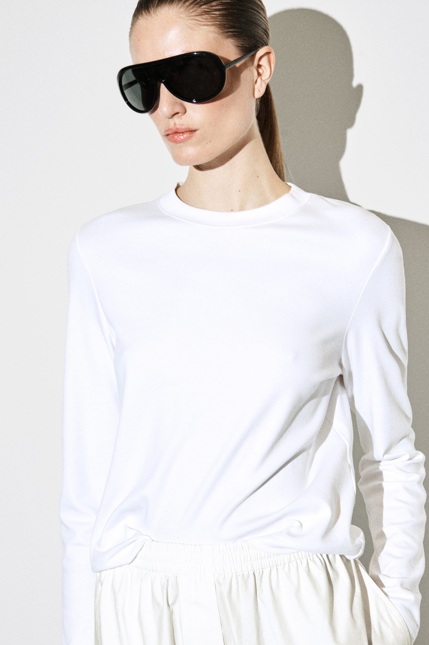 Elasticated Grosgrain-Detail Cotton Shorts