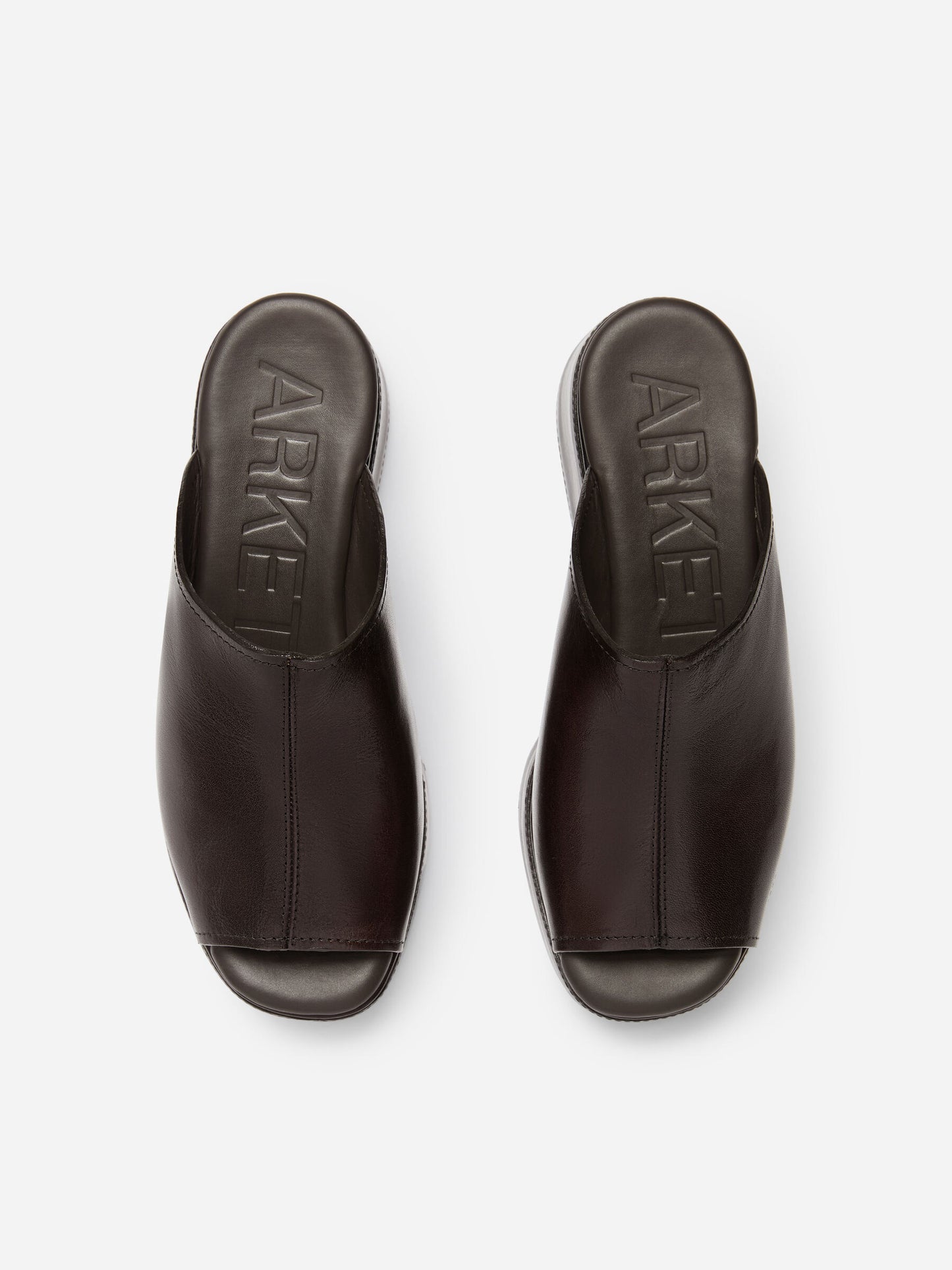 Leather Flatform Sandals
