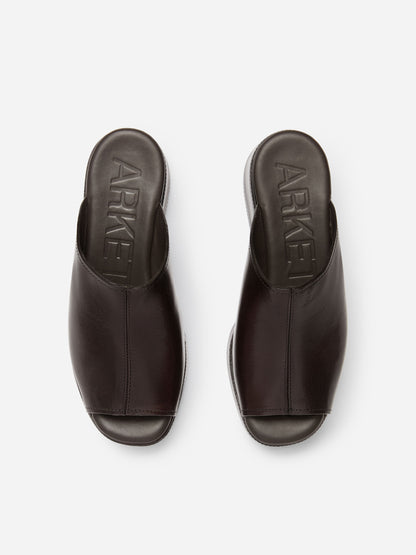 Leather Flatform Sandals