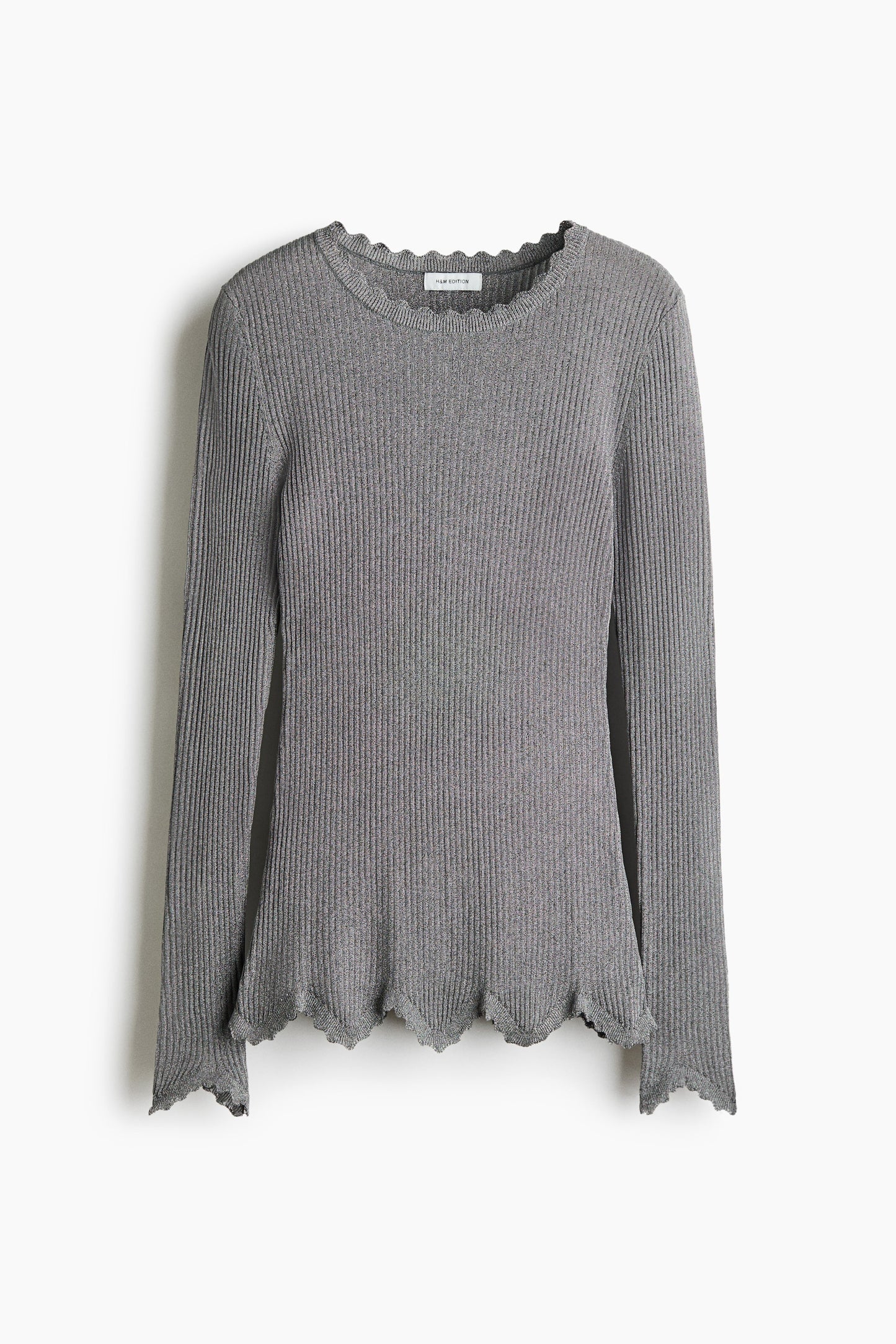 Glittery viscose top