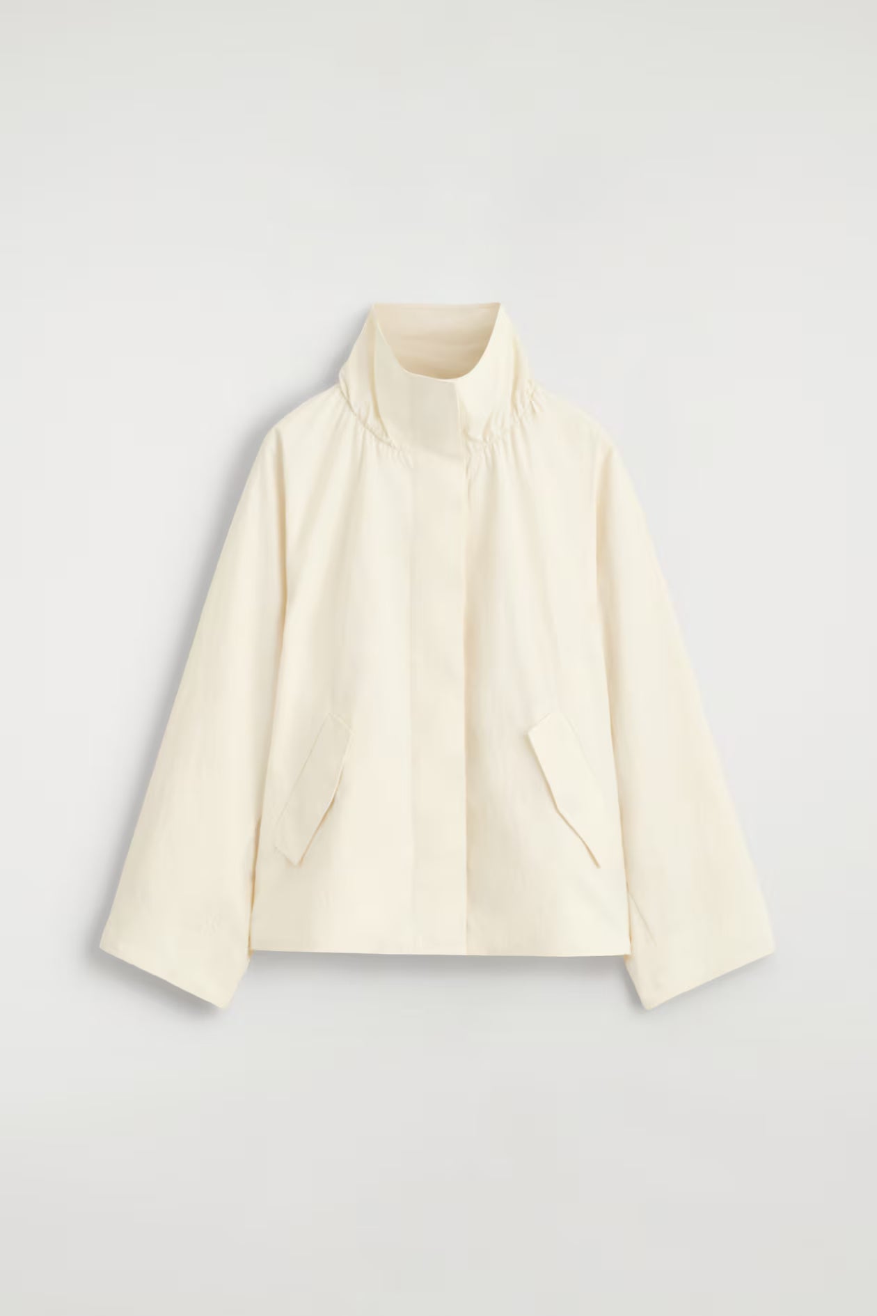 Nylon Funnle-Neck Jacket