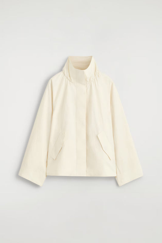 Nylon Funnle-Neck Jacket