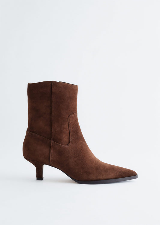 Kitten Heel Ankle Boots