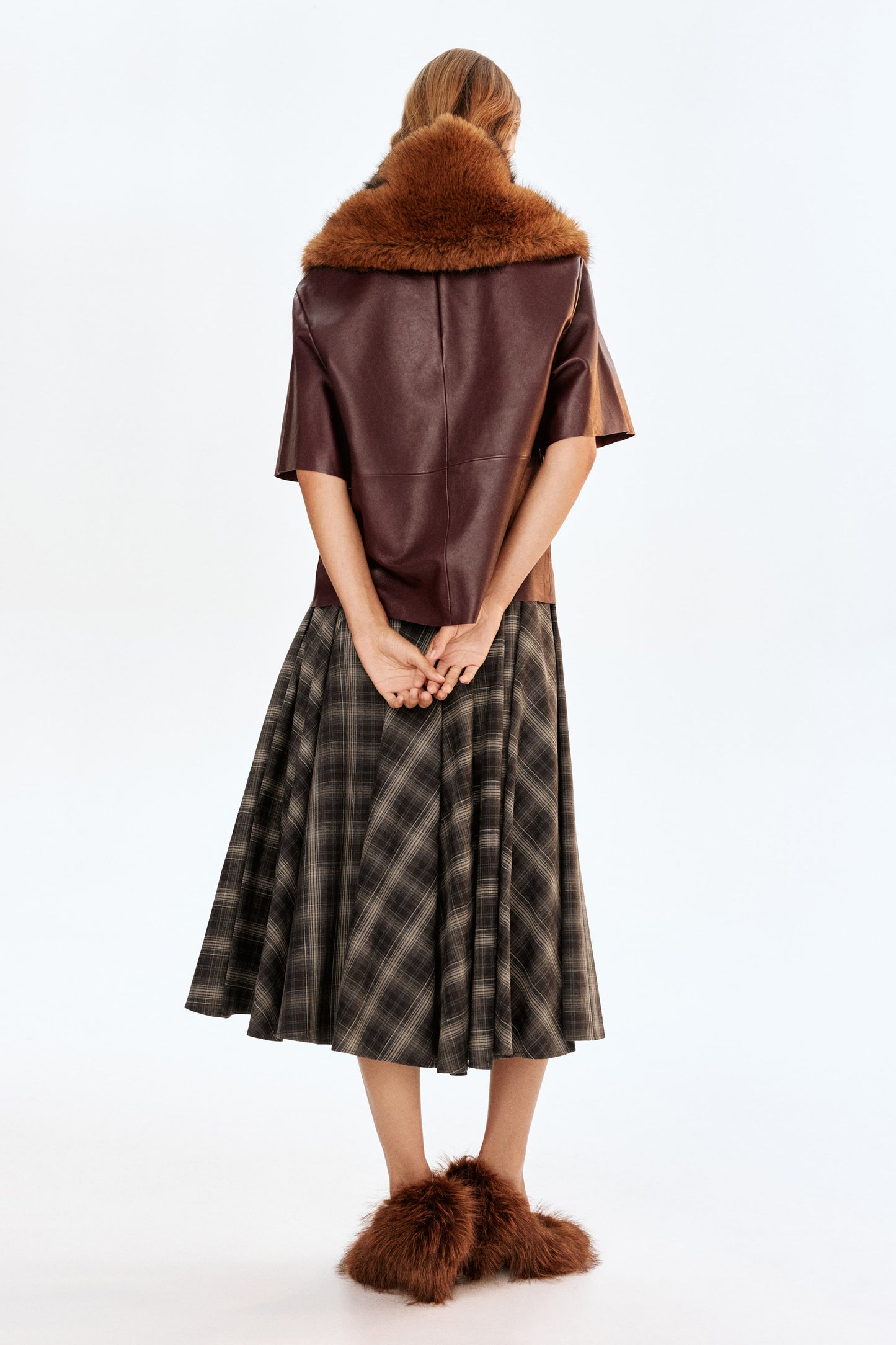 Circular cotton skirt