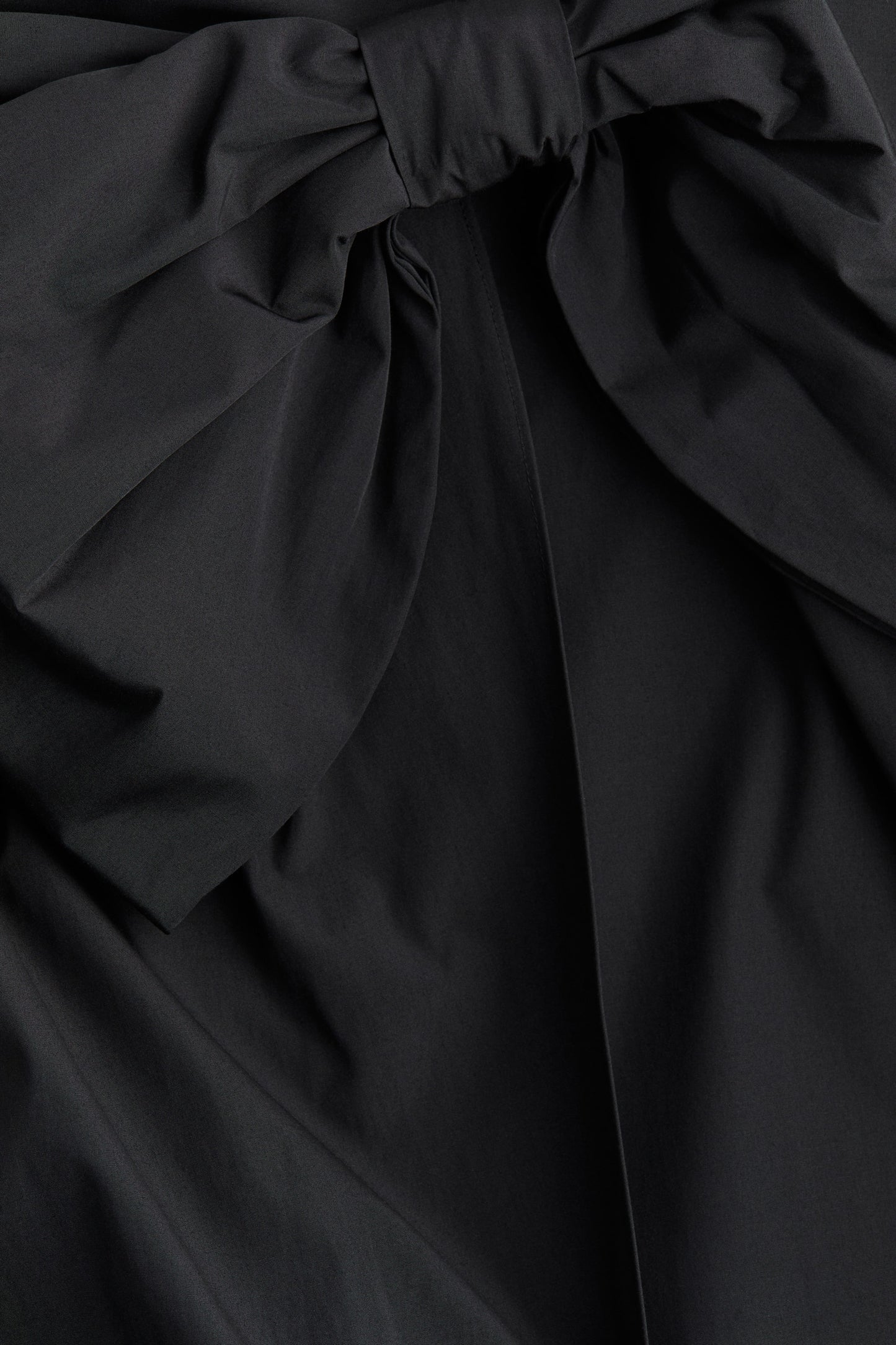 Bow-detail wrap skirt