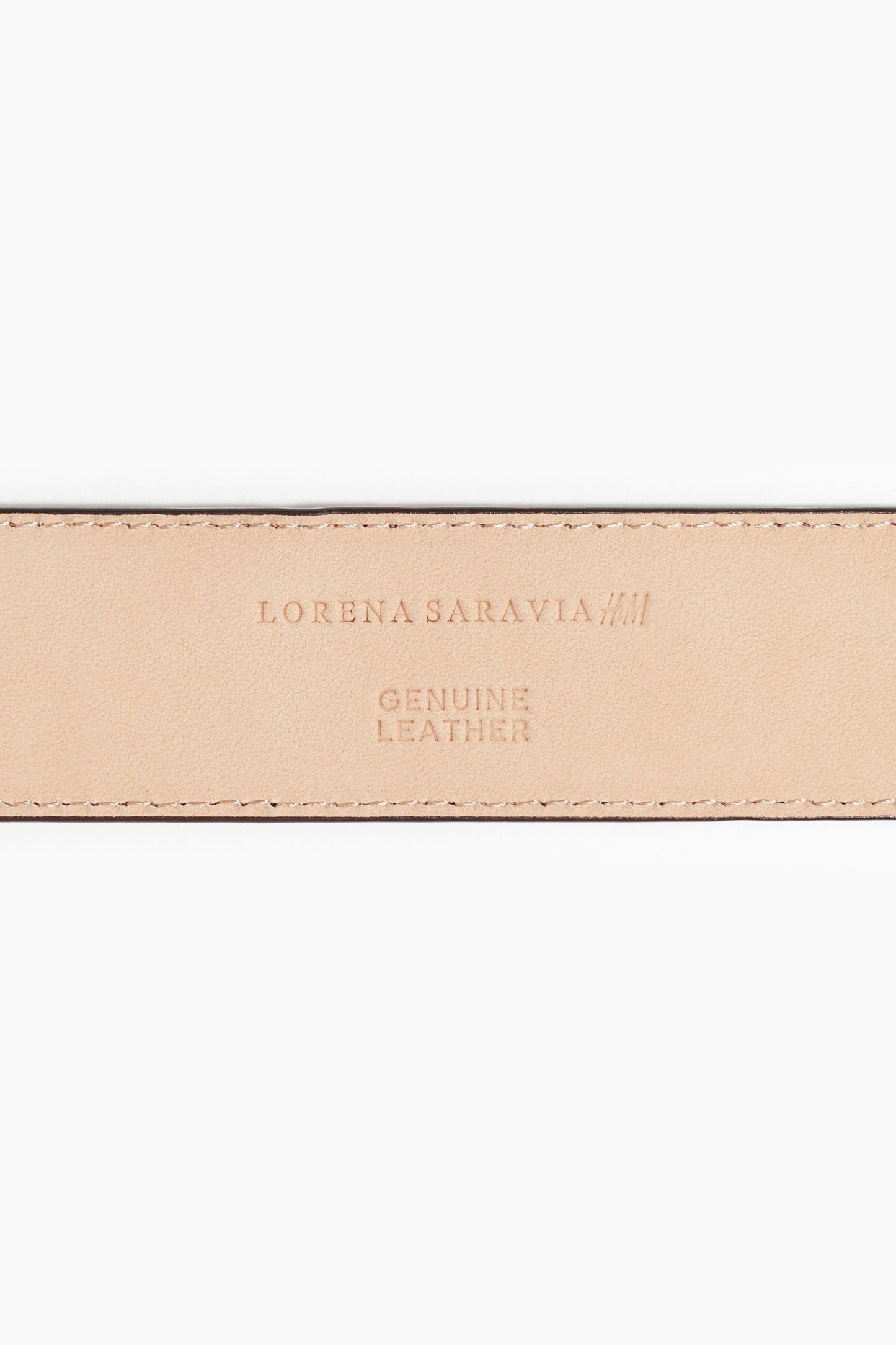 Leather belt