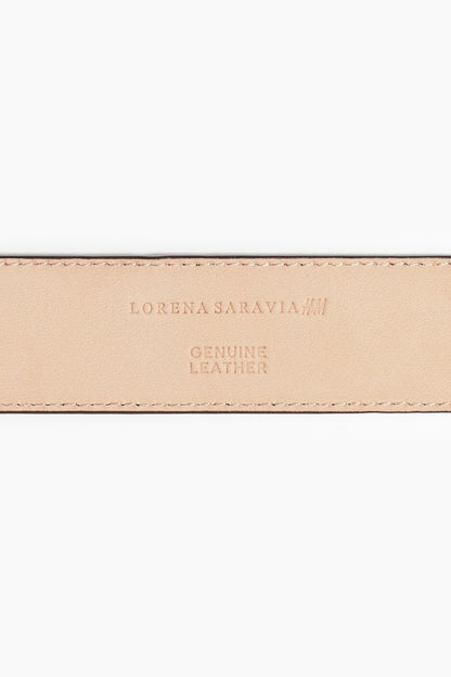 Leather belt