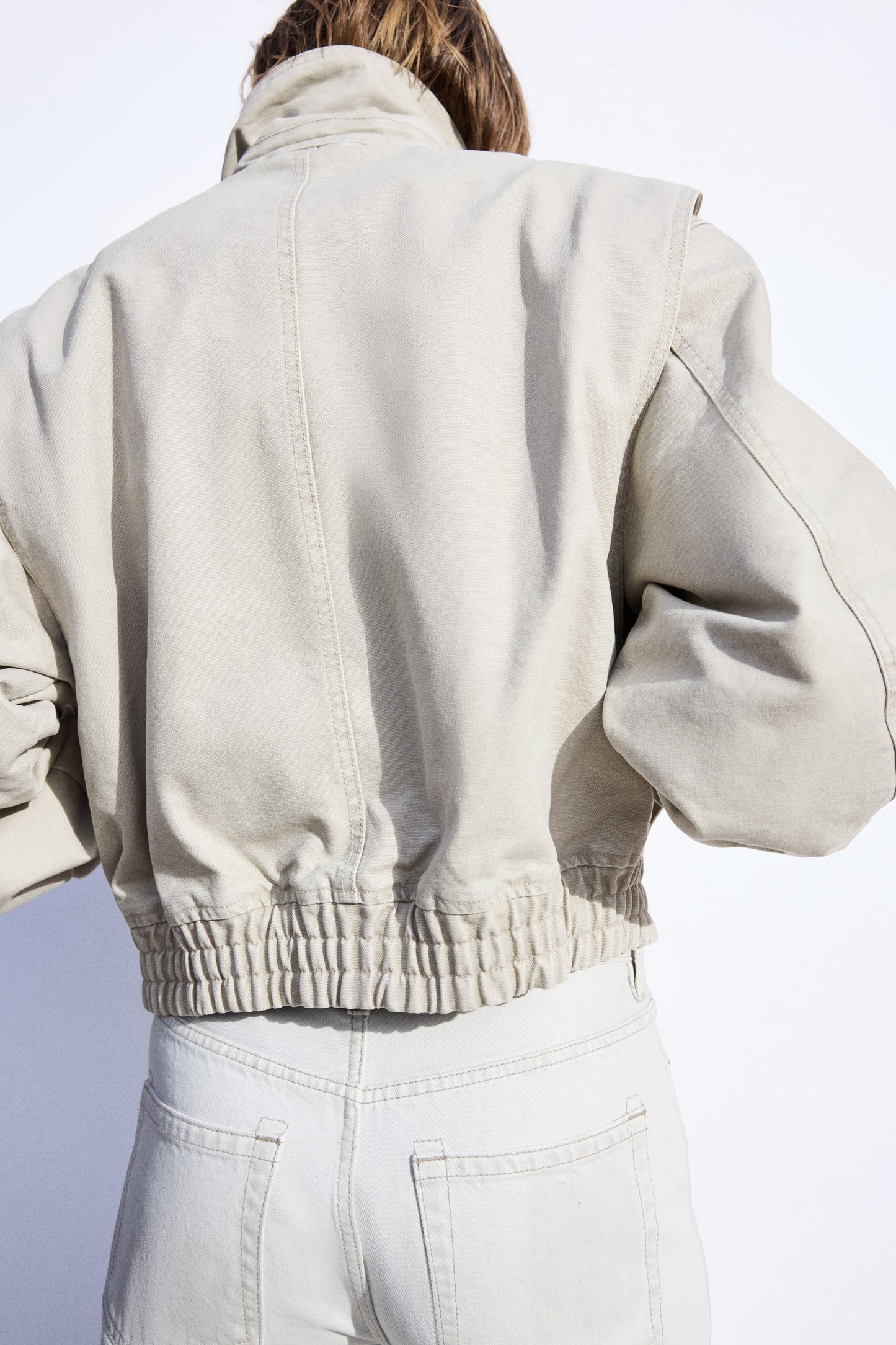 Padded canvas jacket