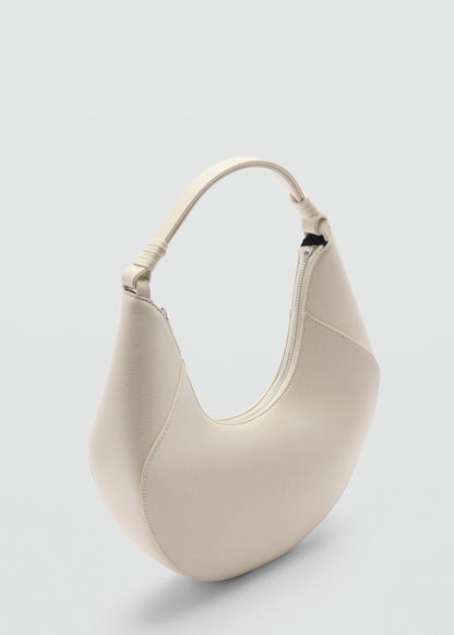 Leather-effect shoulder bag