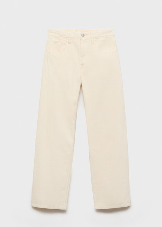 Bet high-waisted corduroy balloon trousers