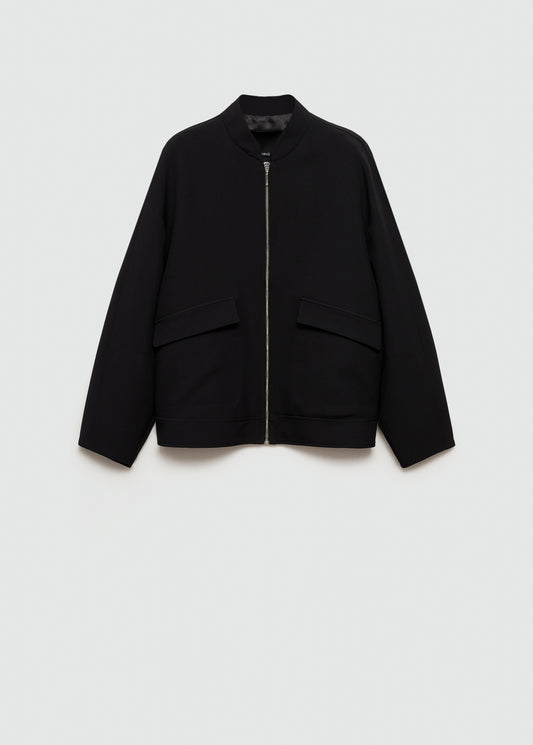 Oversized bomber jacket