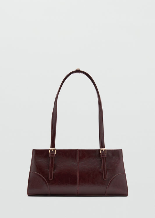 Shoulder bag with buckles