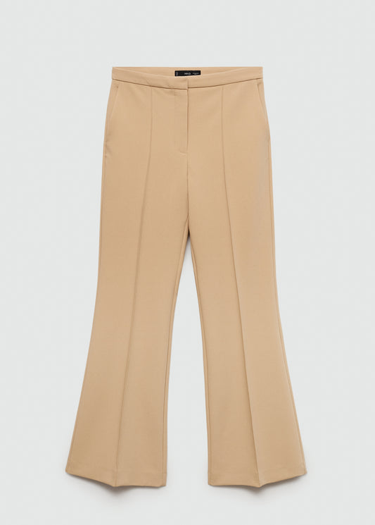 Flare fluid trousers