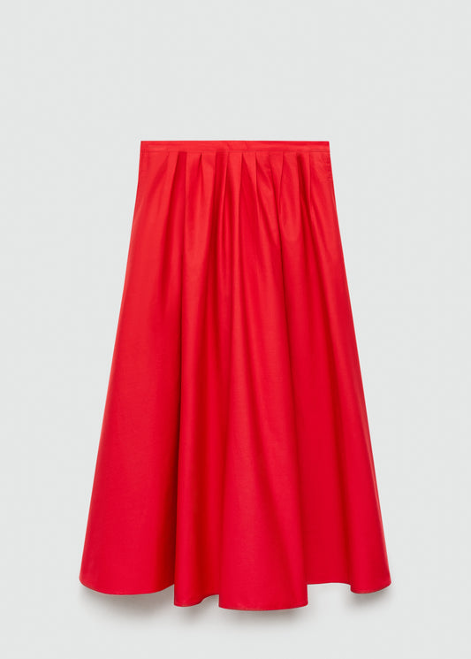 Plank midi-skirt