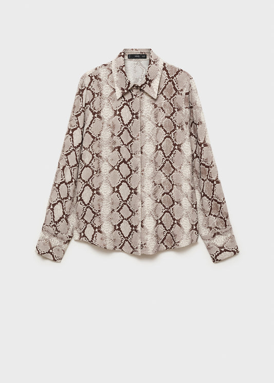 Snake print shirt