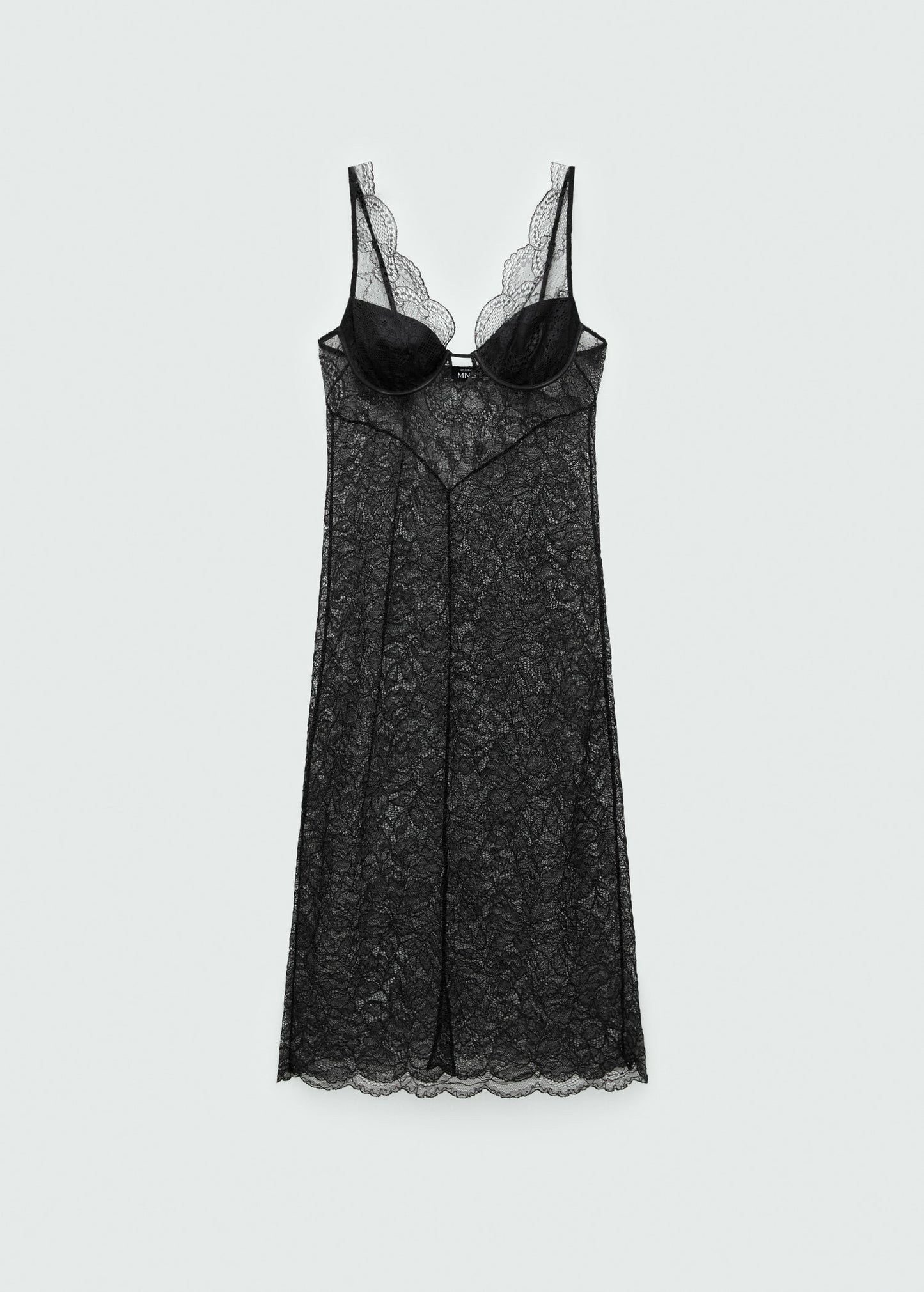 Guipure slip dress