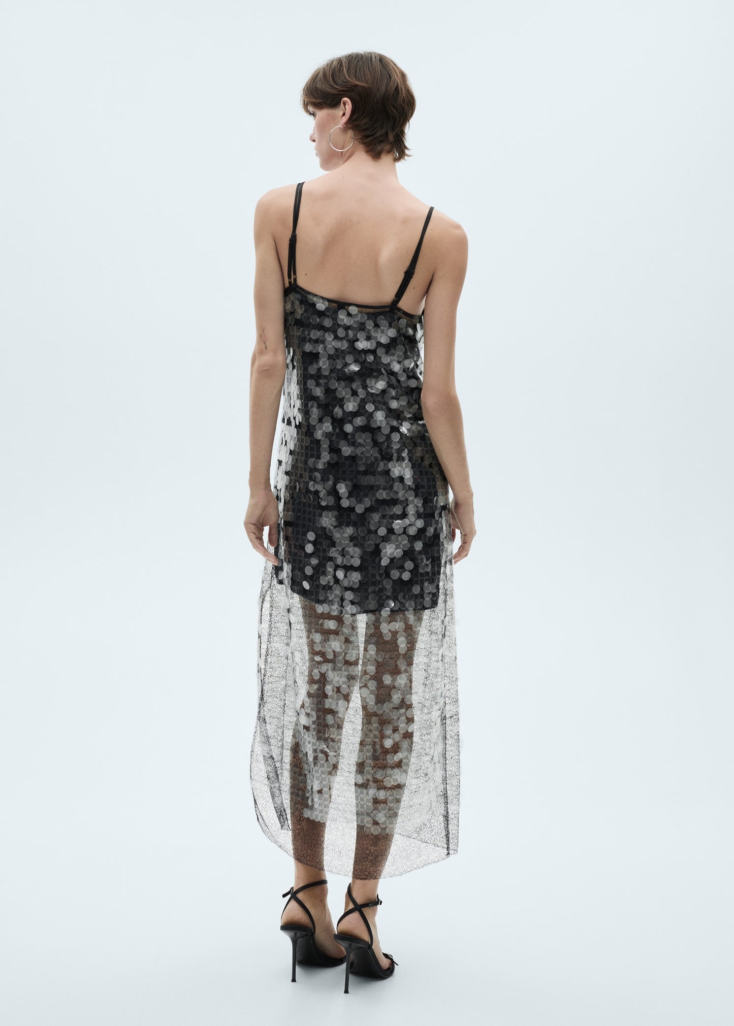 Double-layer disc dress