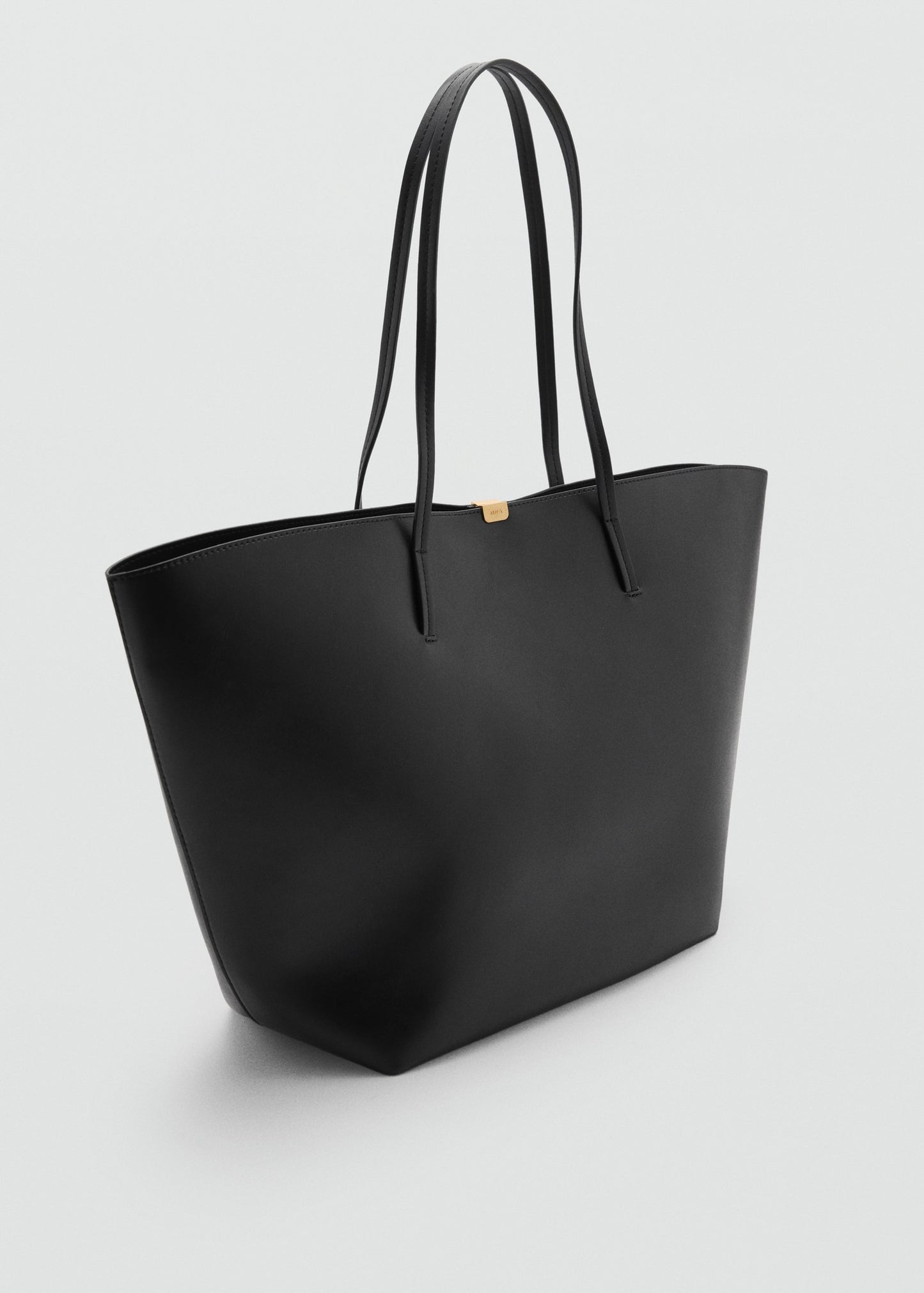 Metal detail shopper bag