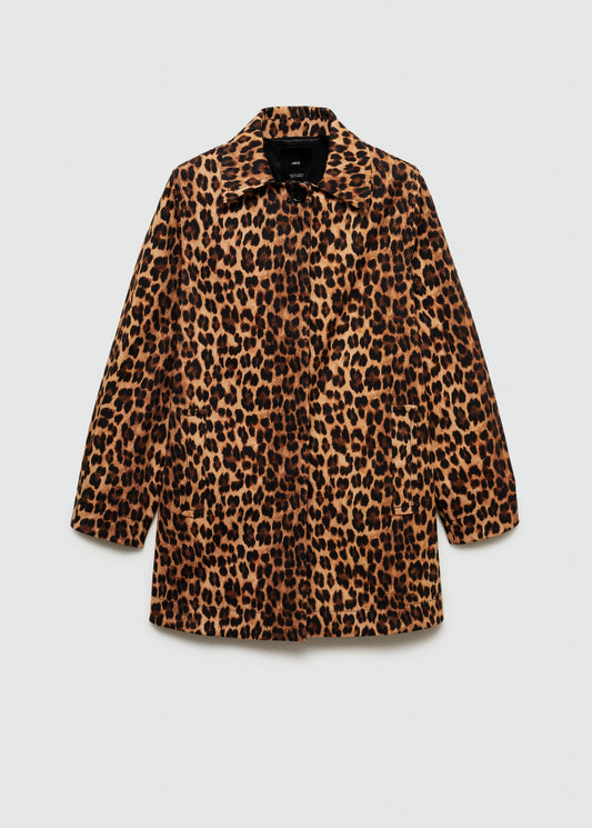 Leopard straight coat