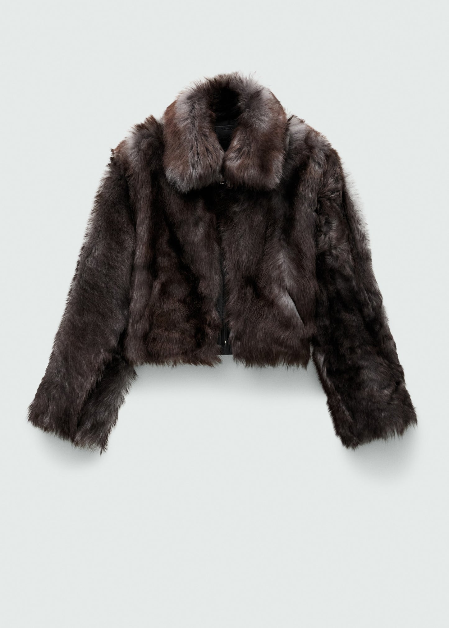 100% fur leather jacket