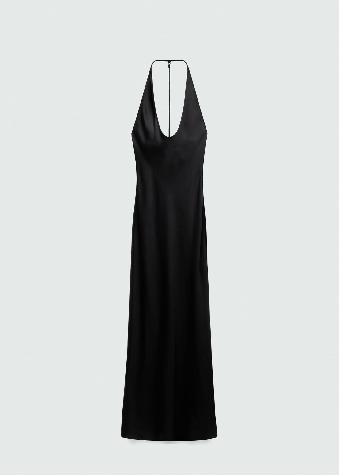 Plunge dress with open back