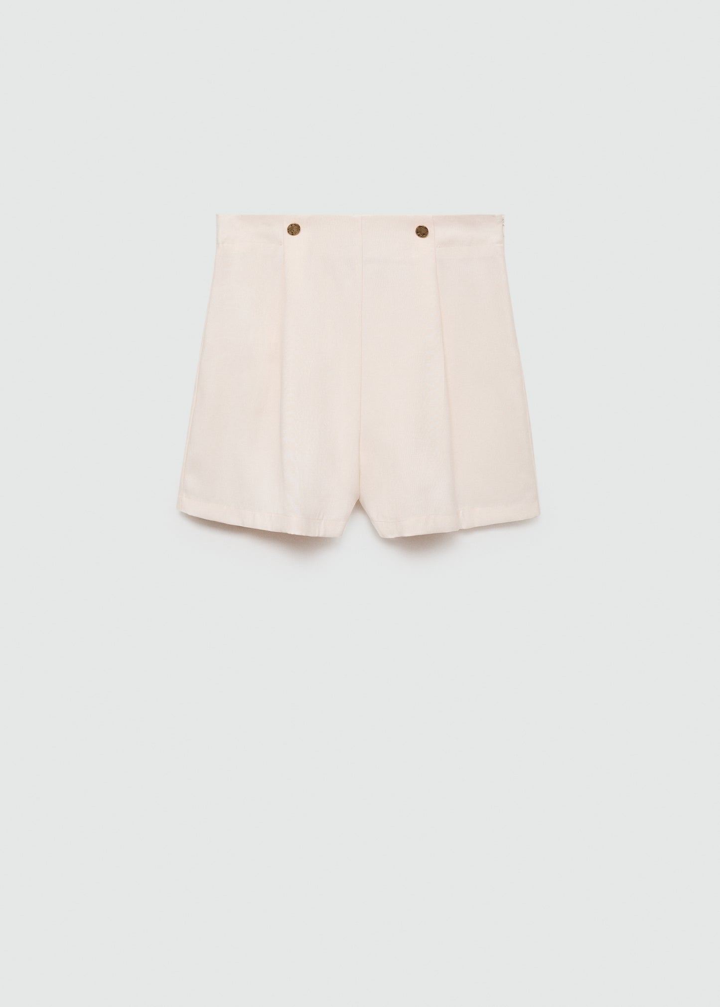 Shorts with jewel button