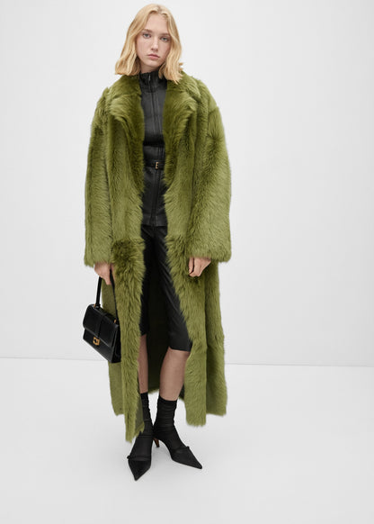 Long coat 100% fur