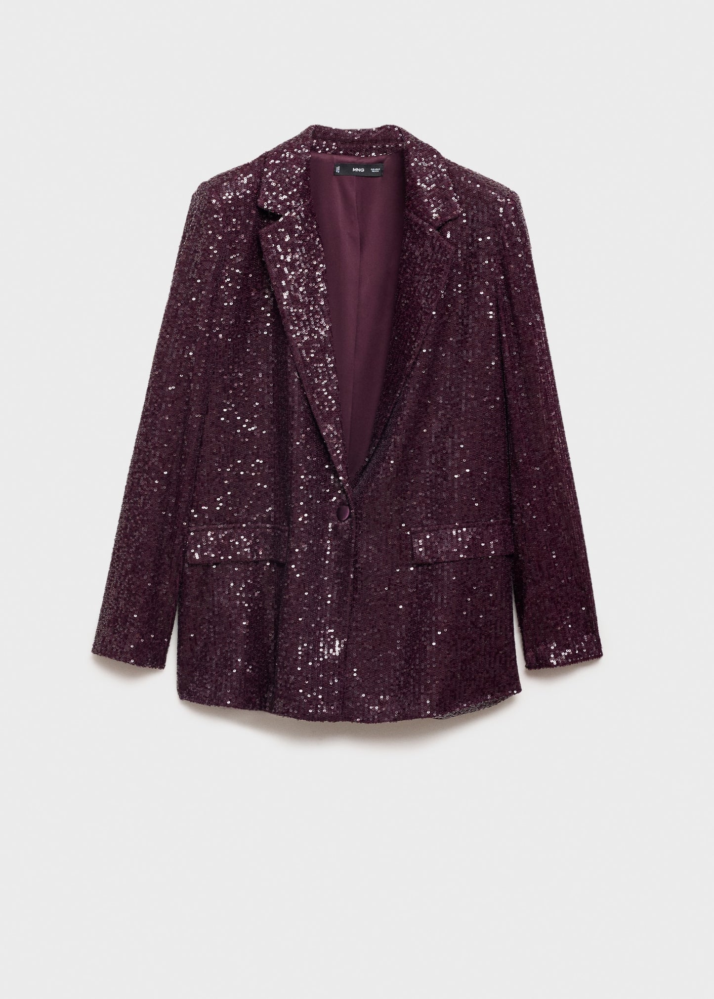 Sequined suit jacket