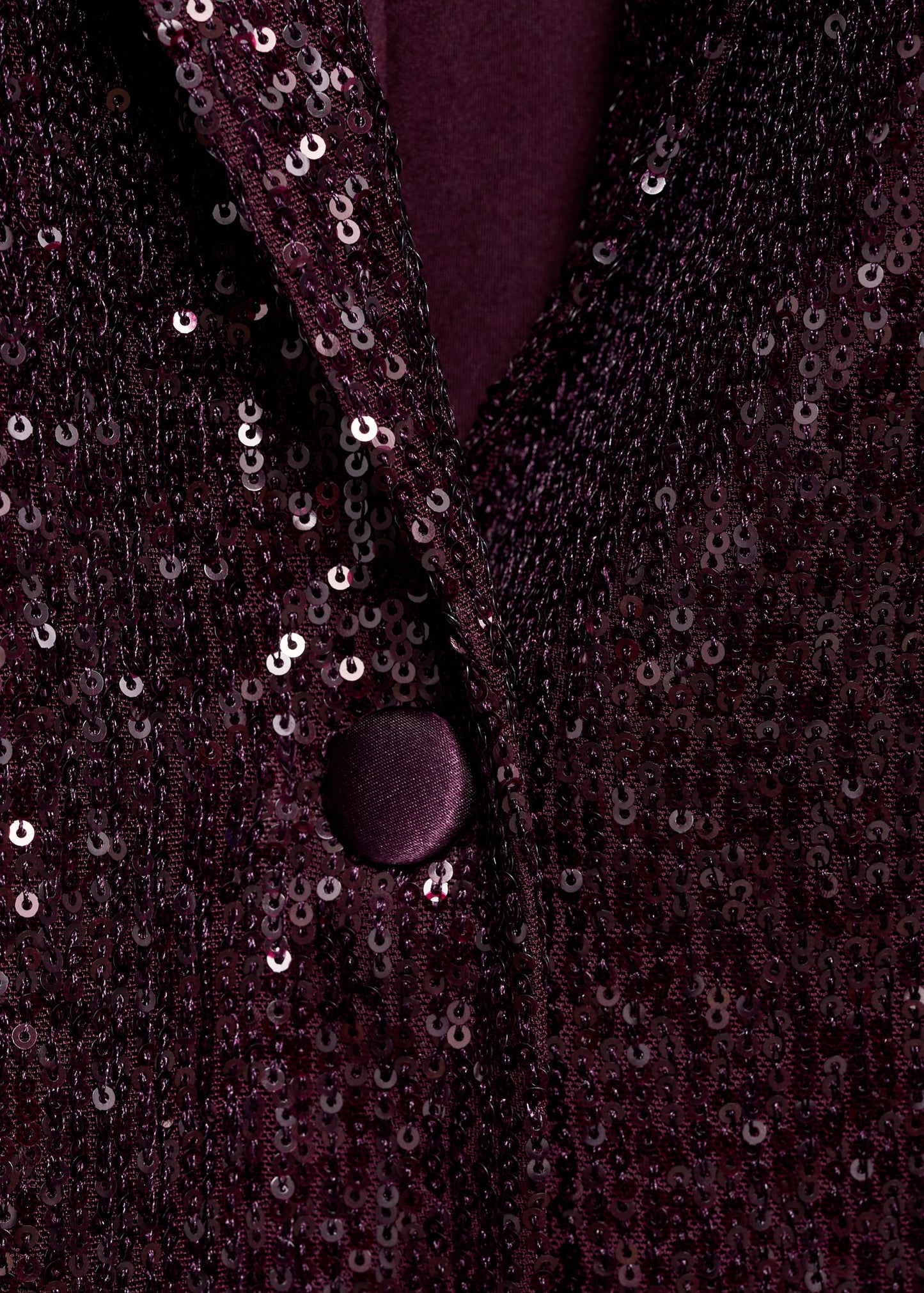 Sequined suit jacket