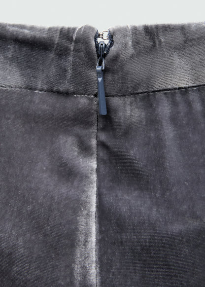 Velvet suit trousers