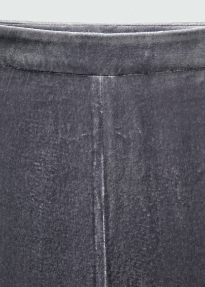 Velvet suit trousers