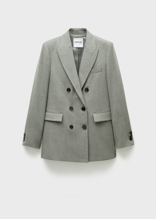 Double-breasted suit jacket