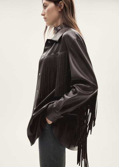 Fringe Overshirt lea