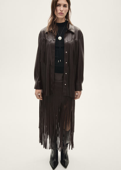 Fringe Overshirt lea