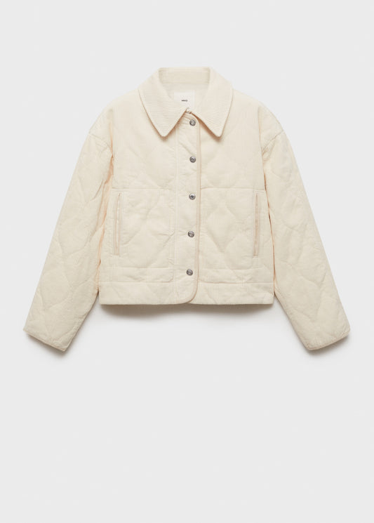 Quilted corduroy jacket