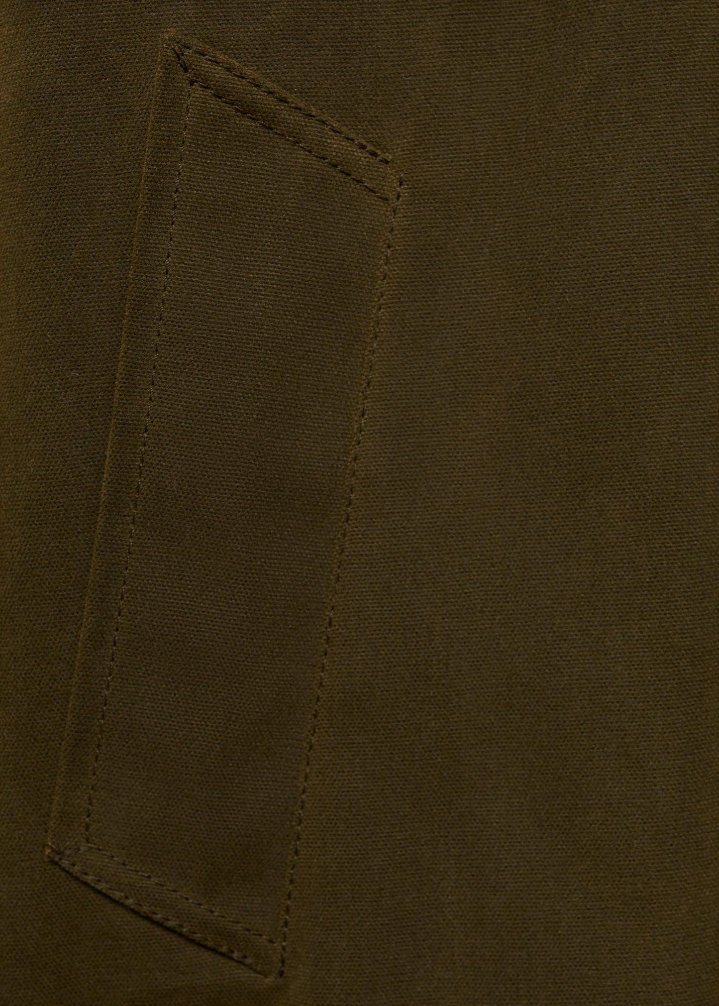 Long corduroy collar parka