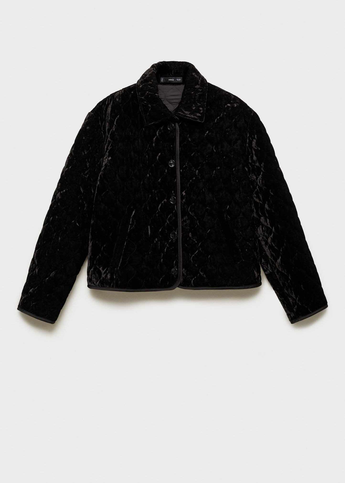 Velvet padded jacket