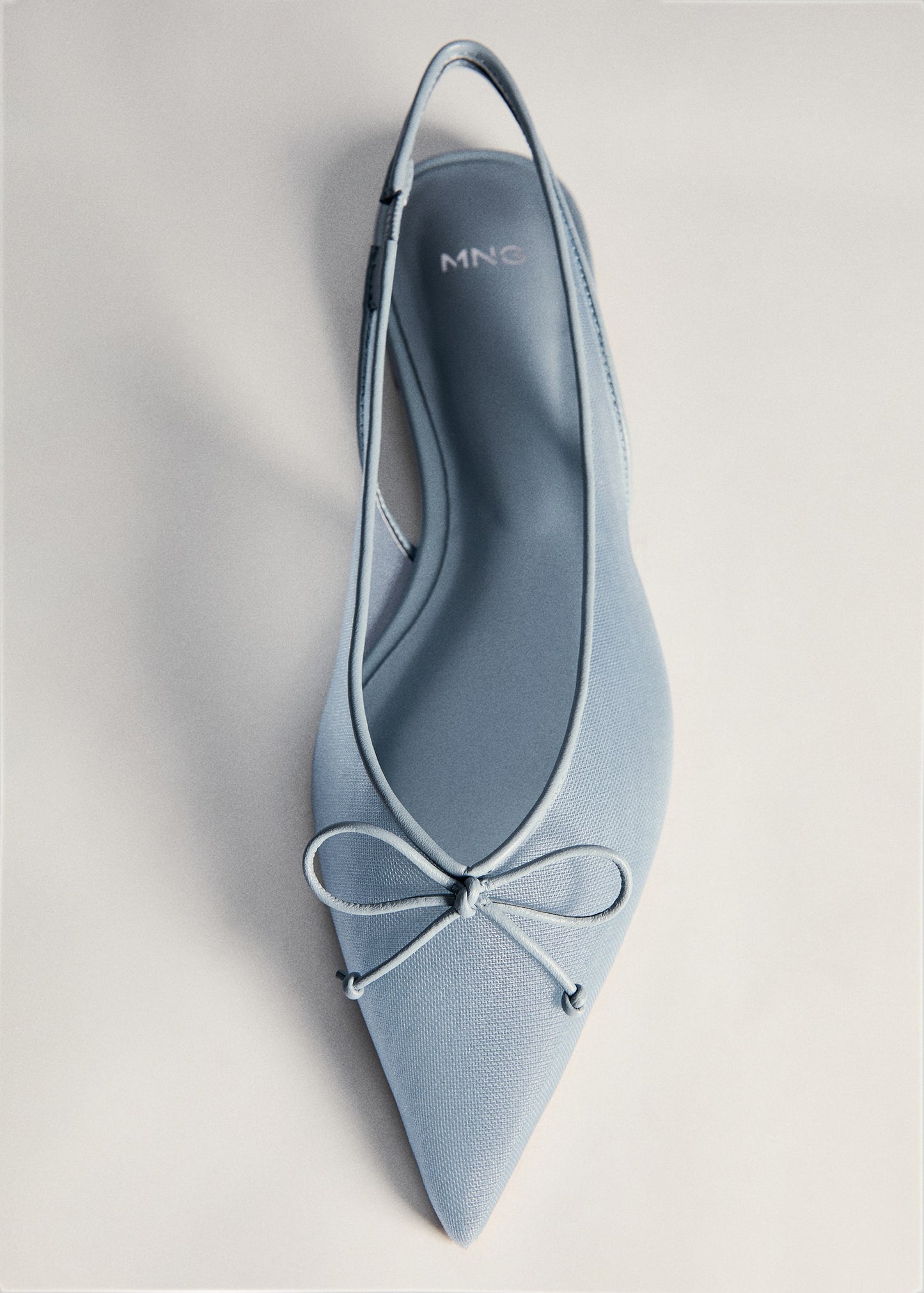 Ballet flats with bow detail -