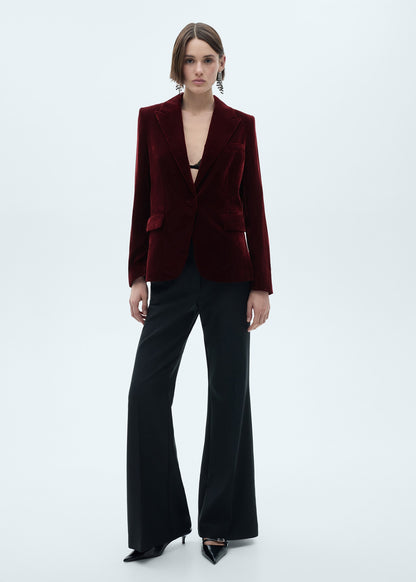 Velvet blazer